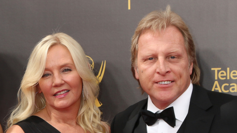 June Hansen with Sig Hansen at a red carpet event