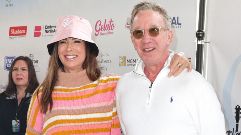 Debbe Dunning and Tim Taylor at the George Lopez Celebrity Golf Classic in 2023.