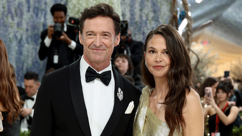 Hugh Jackman and Sutton Foster at the Met Gala