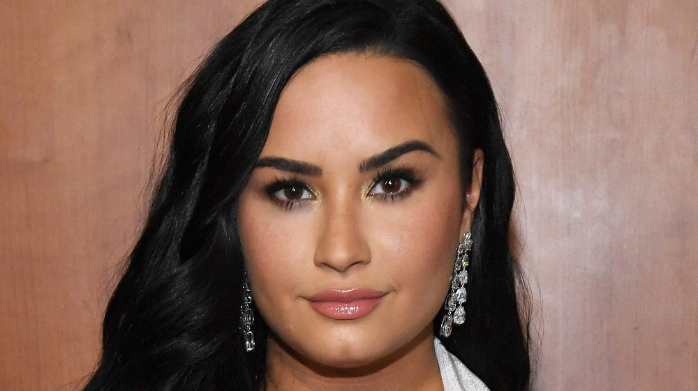 Demi Lovato attends Grammy Awards