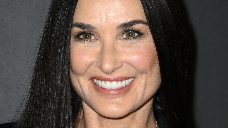 Demi Moore smiling