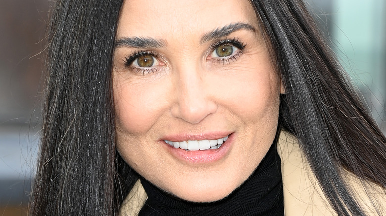 Demi Moore smiling