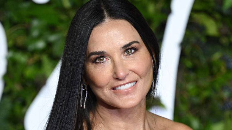 Demi Moore smiling