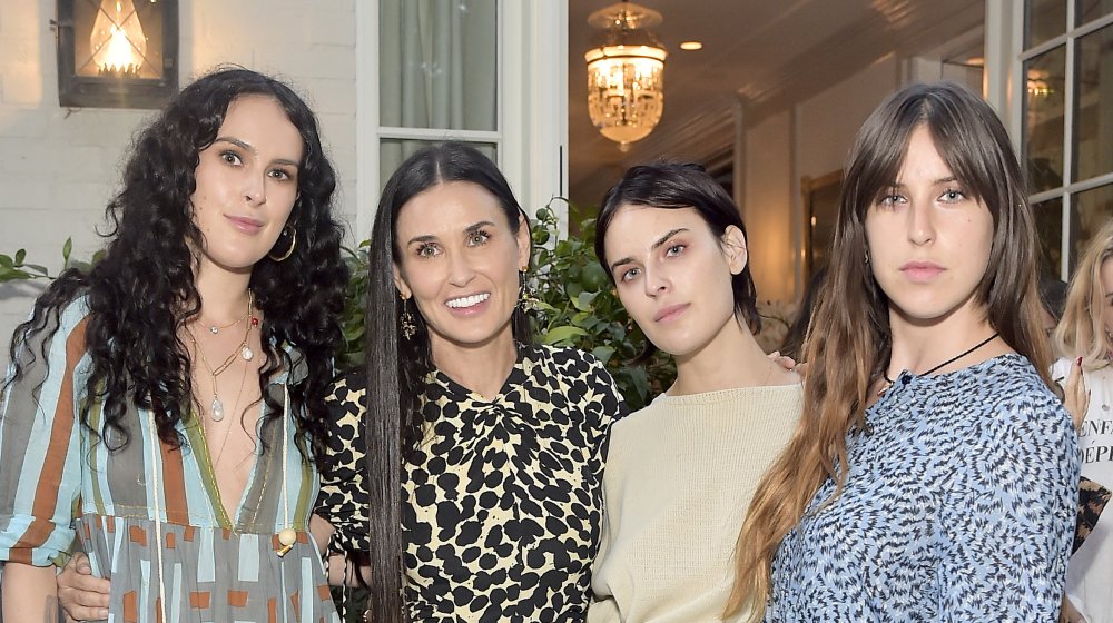 Rumer Willis, Demi Moore, Tallulah Willis, Scout Willis