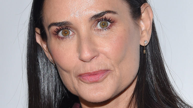 Demi Moore smiling