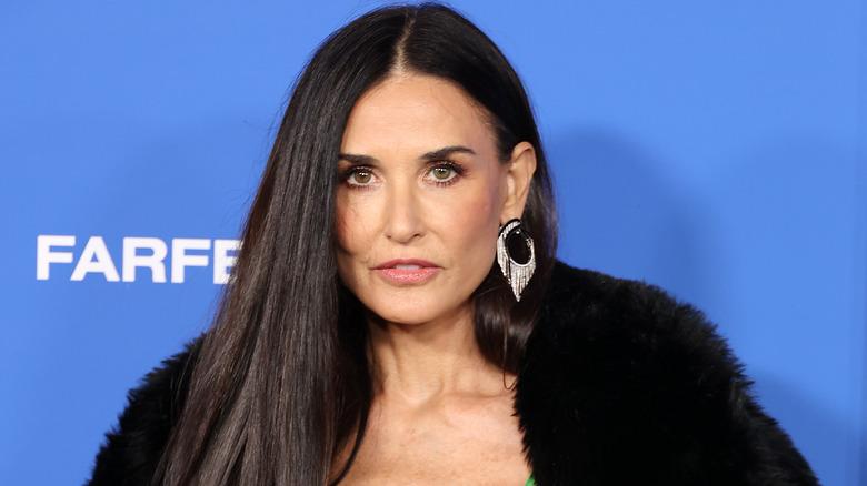Demi Moore long hair