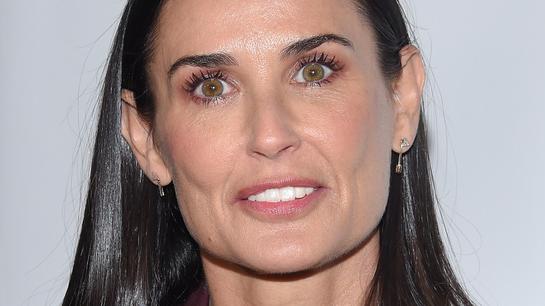 Demi Moore smiling