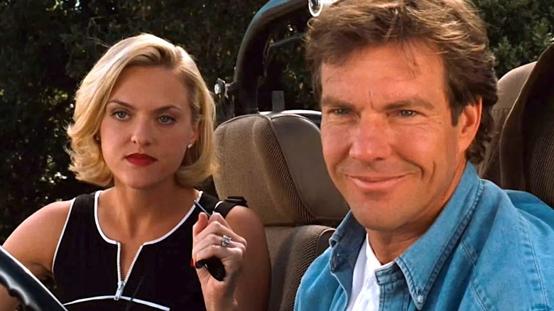 Elaine Hendrix and Dennis Quaid in 1998's The Parent Trap.