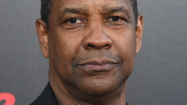 Denzel Washington on the red carpet