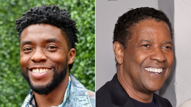 Chadwick Boseman and Denzel Washington