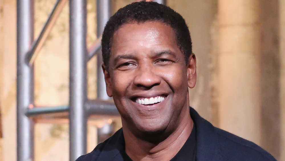 Denzel Washington smiling