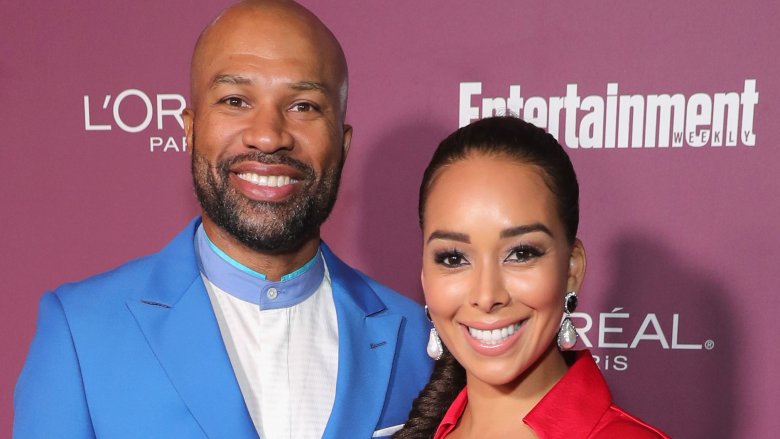 Derek Fisher and Gloria Govan