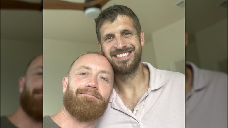 Keith Bynum and Evan Thomas posing together.