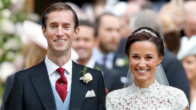 James Matthews and Pippa Middleton at their wedding.