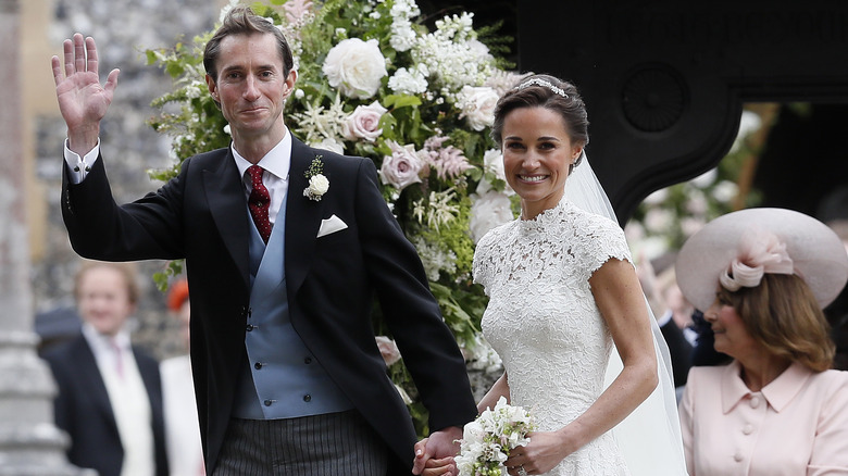 James Matthews and Pippa Middleton at their wedding