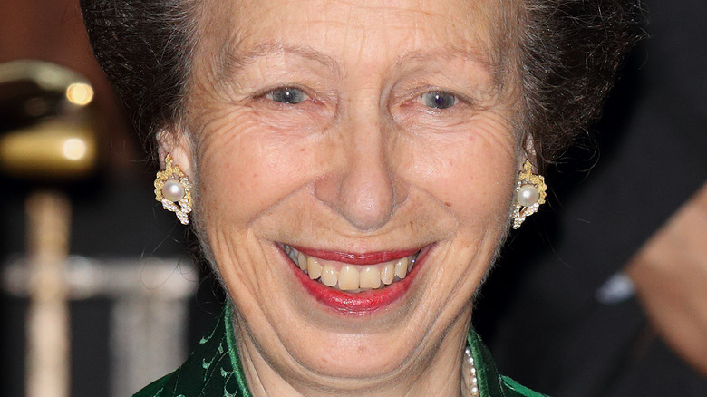 Princess Anne smiling