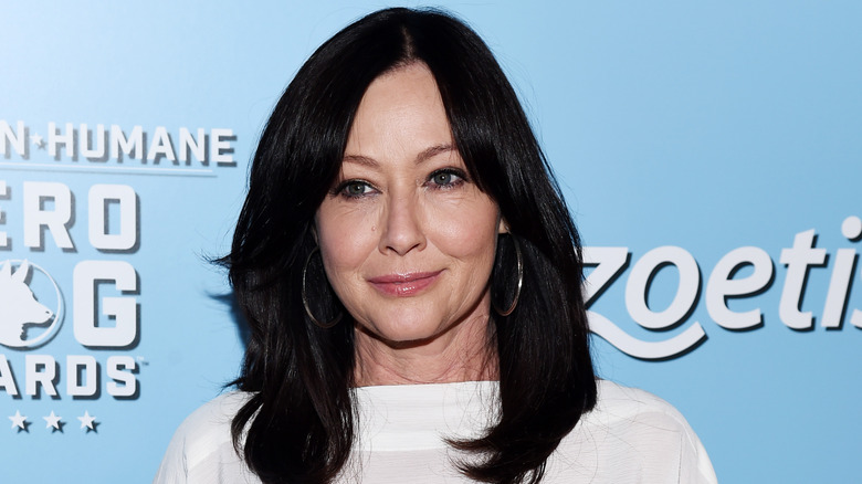 Shannen Doherty, smiling 