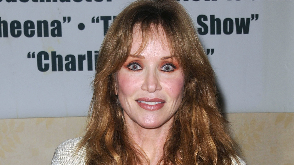 Tanya Roberts attends an event