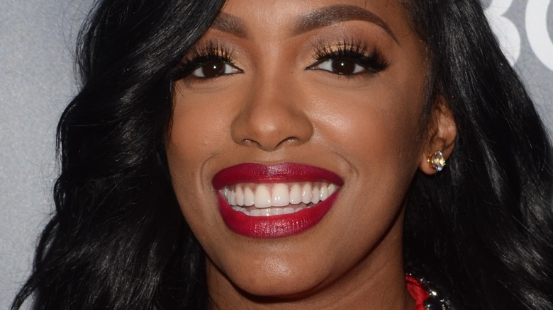 RHOA porsha williams red lip smile