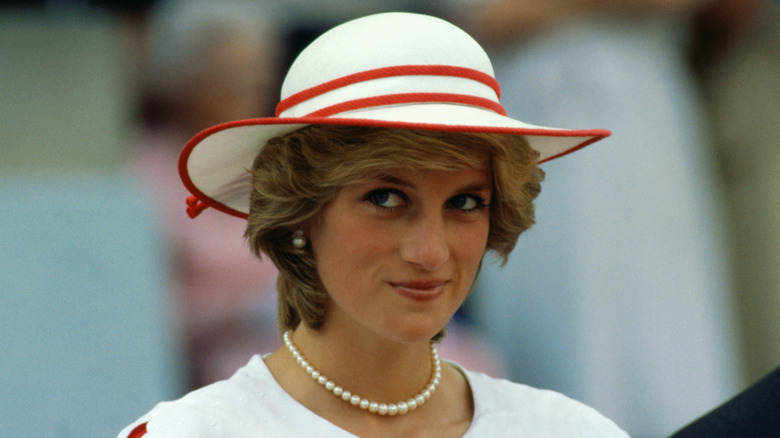 Princess Diana posing