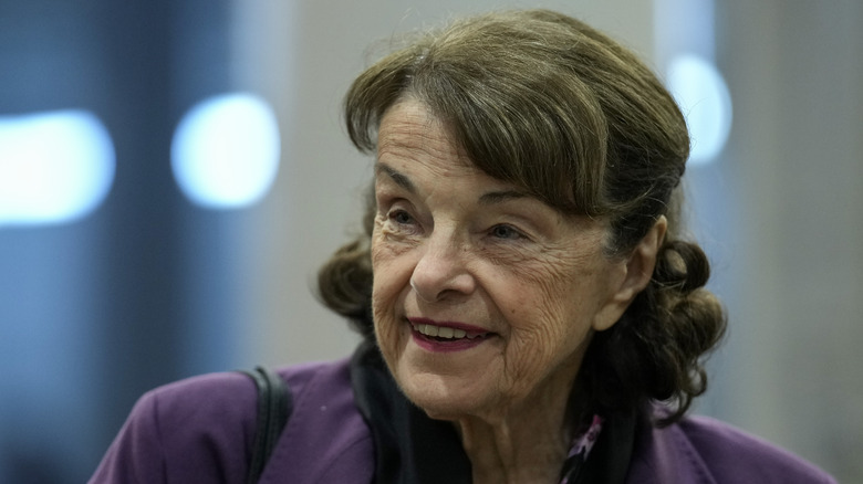 Dianne Feinstein smiling 
