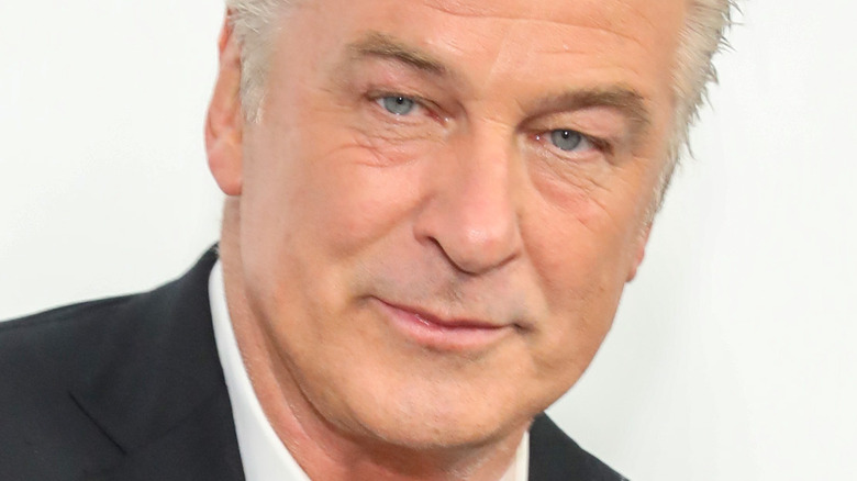 Alec Baldwin head tilted