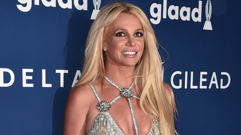 Britney Spears smiling