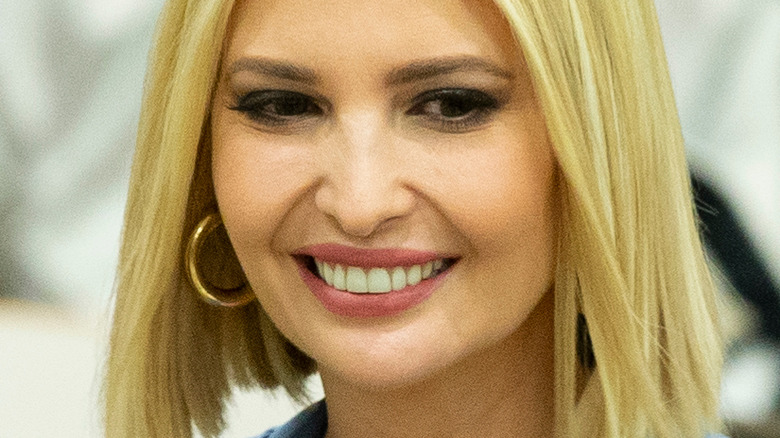 Ivanka Trump with wide smile