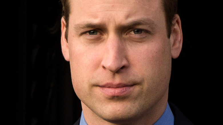 Prince William furrowed brow