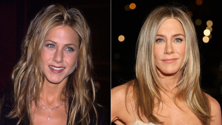 Jennifer Aniston before and now