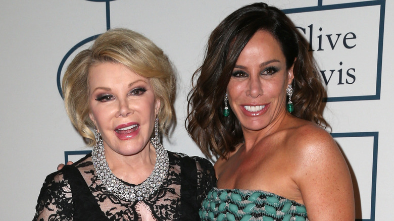 Joan Rivers and her daughter Melissa Rivers  