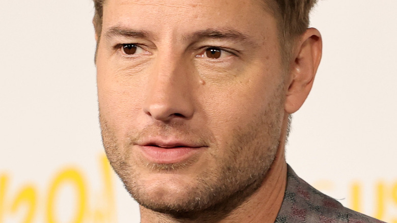 Justin Hartley looking away