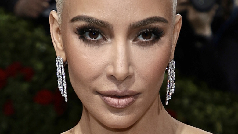 Kim Kardashian gazing in front