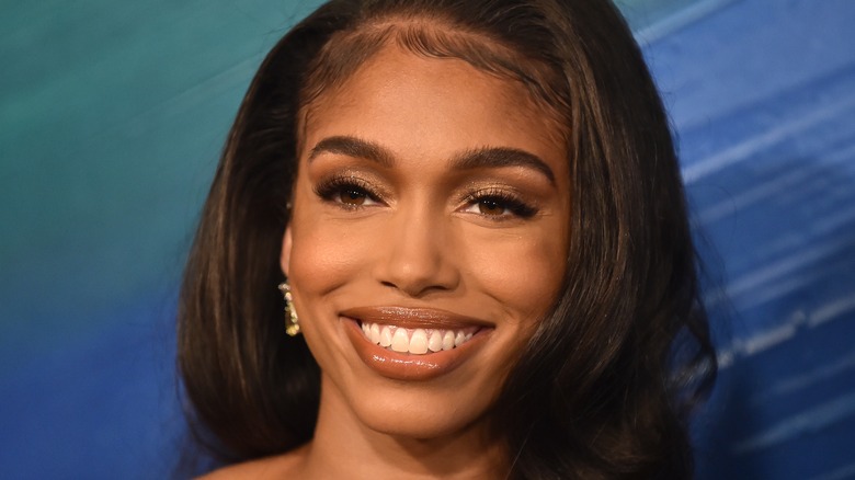 Lori Harvey smiling