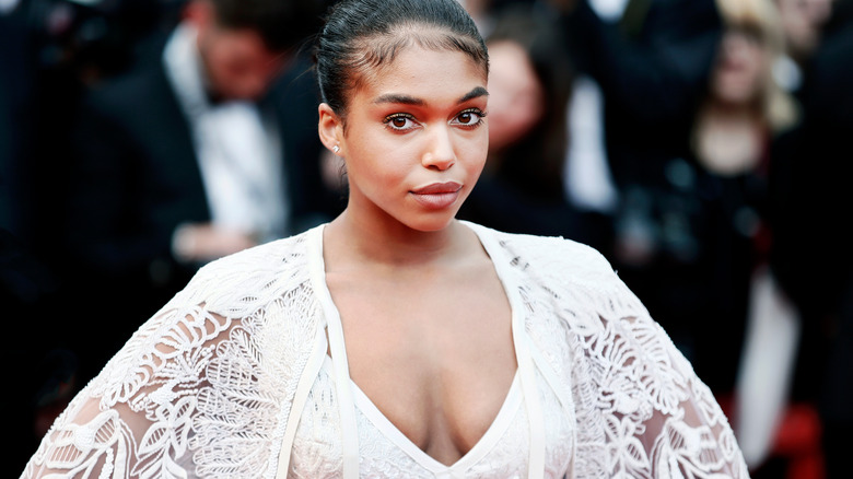 Lori Harvey posing