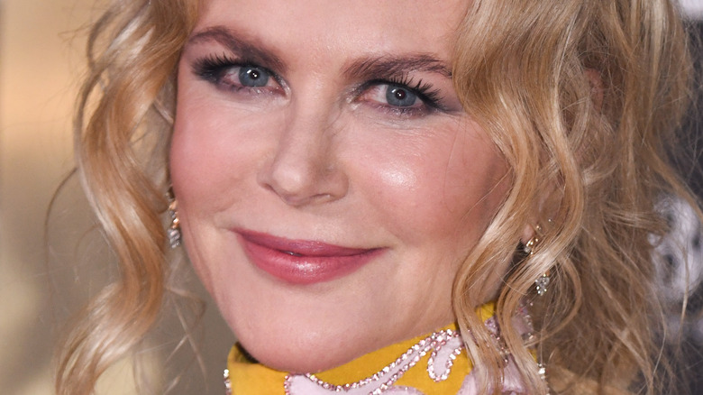 Nicole Kidman smiles on the red carpet