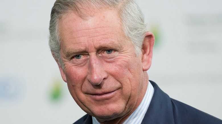 Prince Charles gives a sly smile at an event