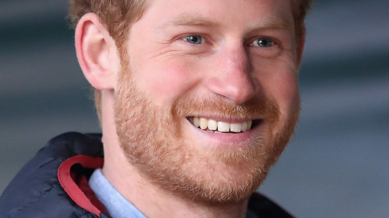 Prince Harry smiling