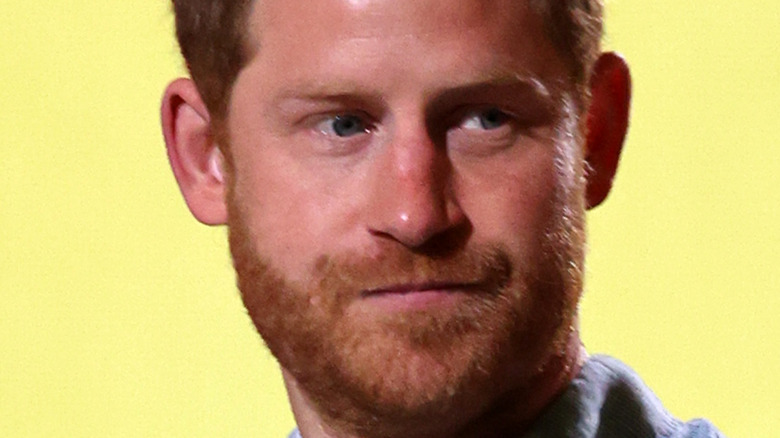 Prince Harry side eye