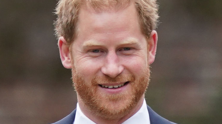 Prince Harry smiling