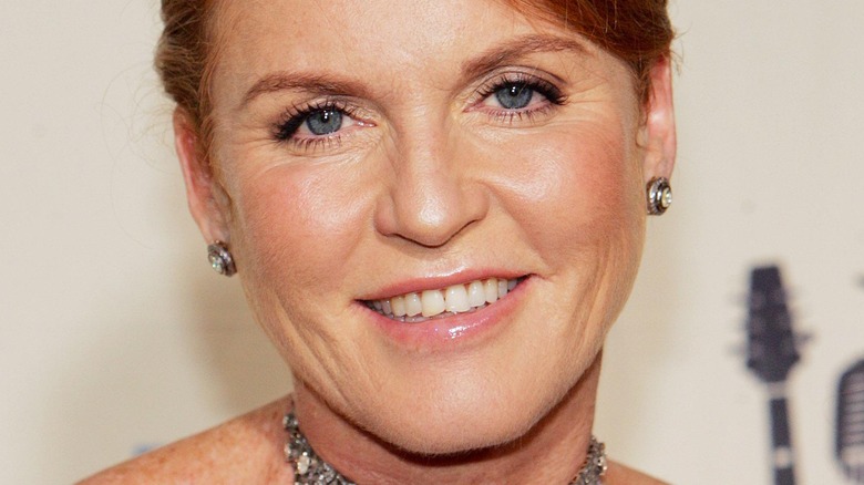 Sarah Ferguson smiling at event 