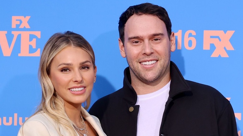 Yael Cohen Braun and Scooter Braun smiling