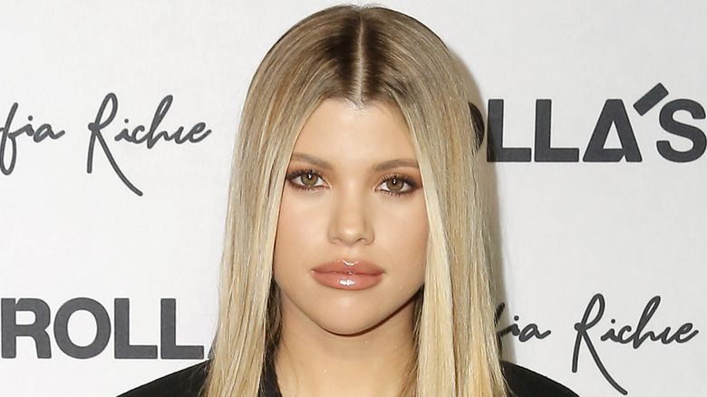 Sofia Richie on the red carpet 