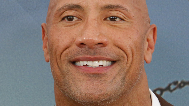 Dwayne Johnson smiling 