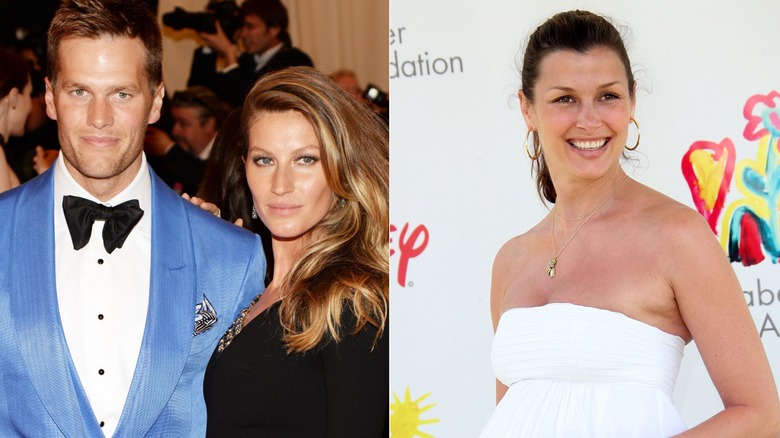 Tom Brady and Gisele Bündchen side by side with Bridget Moynahan