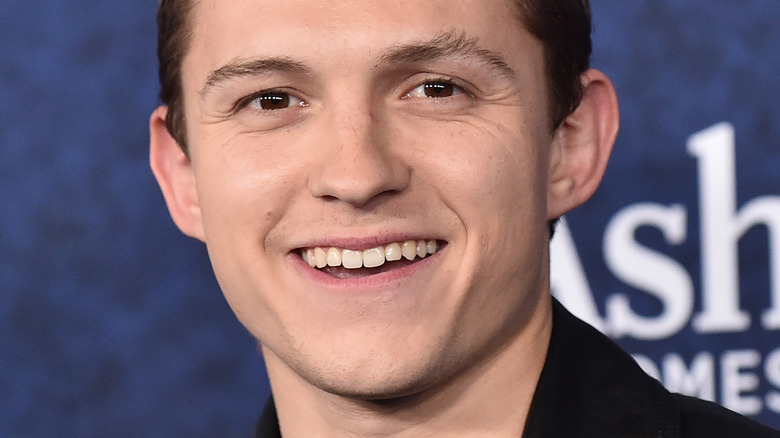 Tom Holland smiling