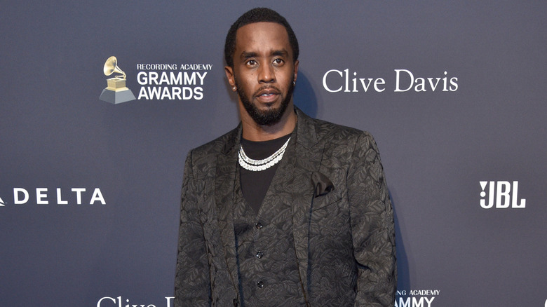 Diddy on the red carpet