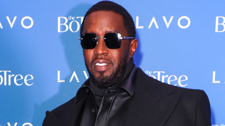 Diddy smiling