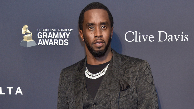 Diddy on the red carpet