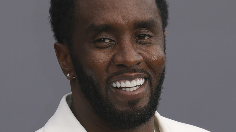 Diddy smiling